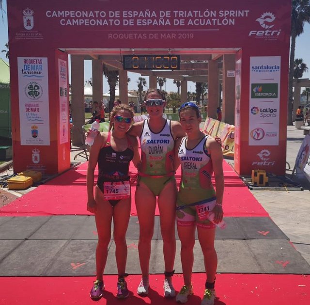 Laura Durán se lleva el Oro y Natalia Hidalgo la plata en el Campeonato de España de Triatlón Sprint Júnior. - 1, Foto 1