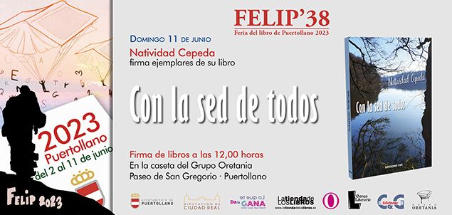 La librería del Grupo Oretania, 'La Tienda de los Libros', ofrece un fin de semana poético con la firma de seis poemarios en la Feria del Libro de Puertollano (FELIP'38) - 1, Foto 1