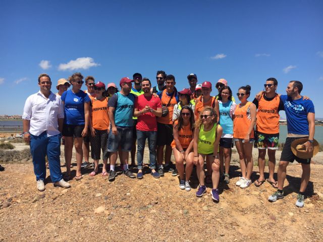 Un total de 18 jóvenes de toda España participan en el campo de trabajo 'Puro Mediterráneo' en la Región de Murcia - 1, Foto 1