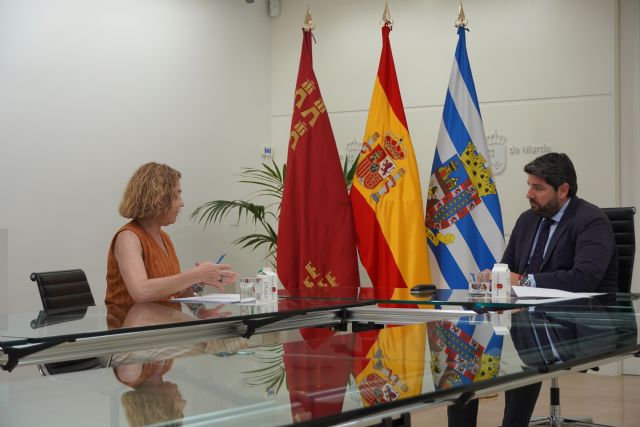 La alcaldesa de Jumilla se reúne con el presidente de la Región de Murcia, Fernando López Miras - 2, Foto 2