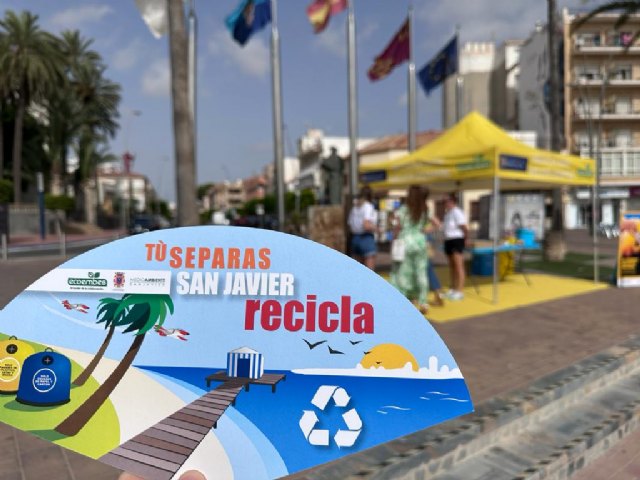 “Recicla Más. Mejor. Siempre” continúa en las playas de San Javier - 1, Foto 1