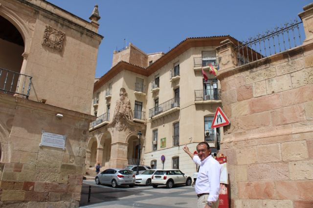 La Torre del Reloj de Lorca podría acoger un mirador de la fachada principal de San Patricio - 4, Foto 4