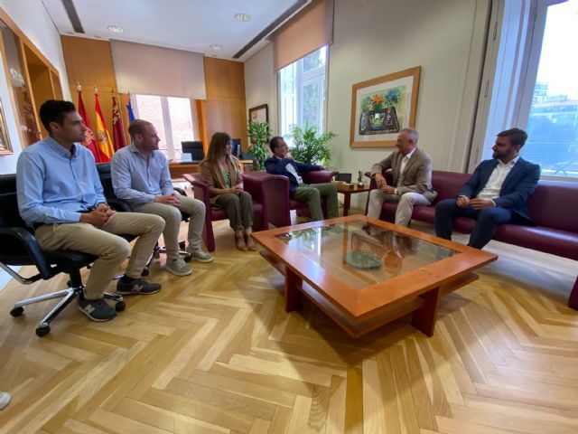 El alcalde recibe al presidente del Real Murcia - 1, Foto 1