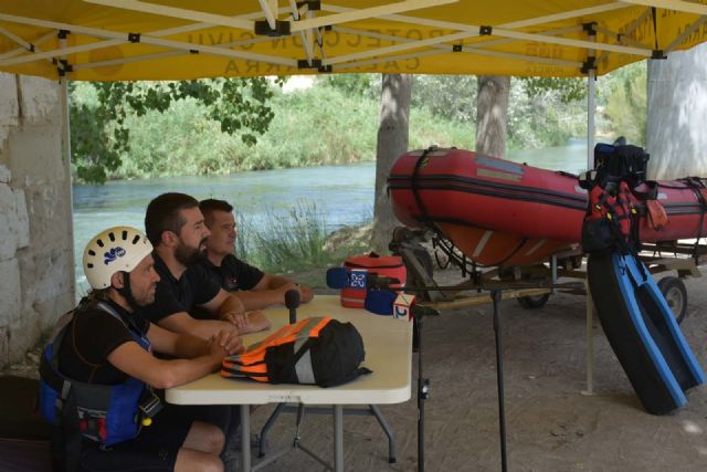 Calasparra crea un Grupo de Rescate Acuático y mantiene activo el Plan COPLA en la playa fluvial del Río Segura - 1, Foto 1