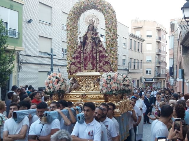 Cieza sale a la calle para recibir a la patrona de la ciudad - 1, Foto 1