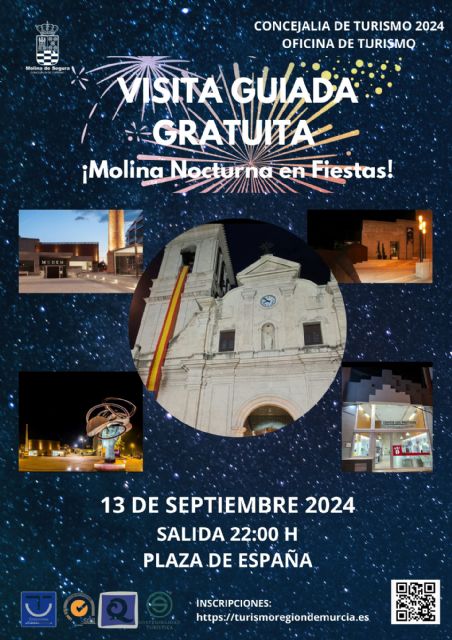 La Concejalía de Turismo de Molina de Segura organiza la visita guiada gratuita MOLINA NOCTURNA EN FIESTAS el viernes 13 de septiembre - 1, Foto 1