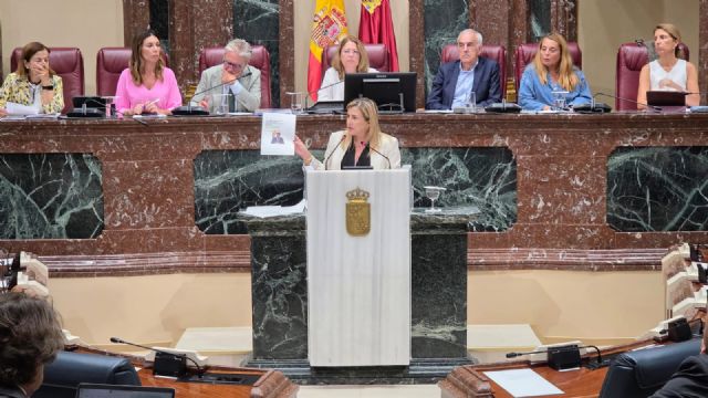 Carmina Fernández: 'López Miras prometió que no daría ni un paso atrás en la protección del Mar Menor y hoy sabemos que su palabra valía hasta que necesitó dos votos' Carmina Fernández: 'López Miras prometió que no daría ni un paso atrás en la protección del Mar Menor y hoy sabemos que su palabra valía hasta que necesitó dos votos'