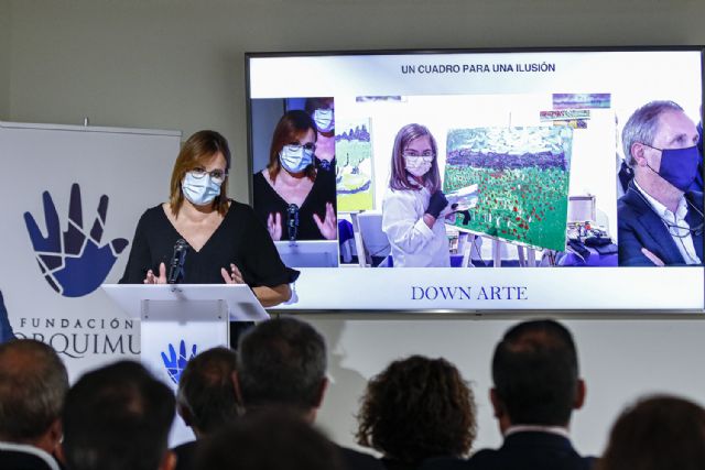 Isabel Franco inaugura la exposición Down Arte, un cuadro para una ilusión de la Fundación Lorquimur - 2, Foto 2