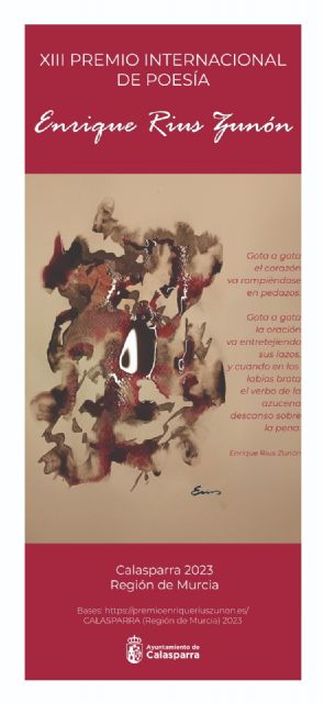 XIII Edición del Premio Internacional de Poesía Enrique Rius Zunón - 1, Foto 1