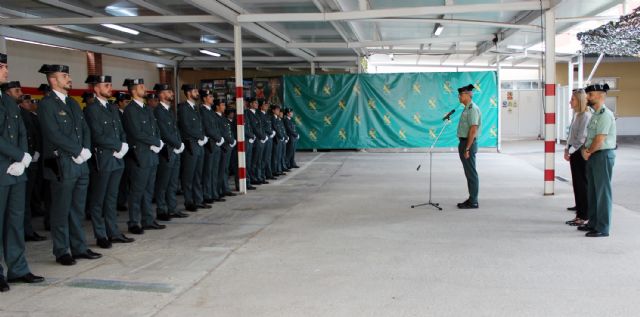 Cerca de un centenar de guardias civiles alumnos se incorporan a la Región de Murcia, Foto 1