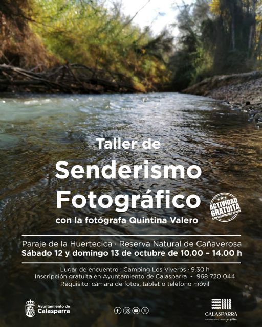 Taller de Senderismo Fotográfico, para descubrir los colores del otoño en la reserva natural de Cañaverosa , con la fotógrafa calasparreña Quintina Valero en el paraje de la huertecica - 1, Foto 1