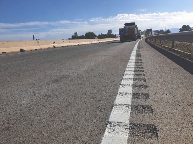 Refuerzan la seguridad vial de la autovía que conecta Lorca con Águilas mediante guías sonoras - 2, Foto 2