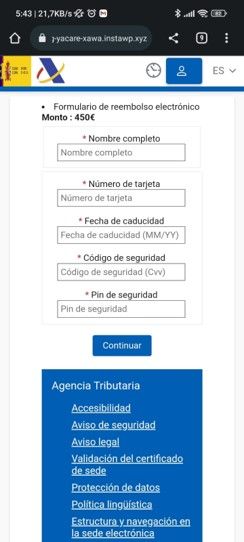 Avast alerta sobre una nueva campaña de phishing que suplanta la identidad de la Agencia Tributaria - 2, Foto 2