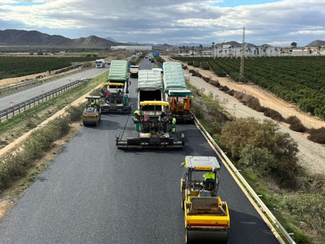 Fomento mejora la seguridad de la autovía que une Alhama de Murcia y el Campo de Cartagena - 1, Foto 1