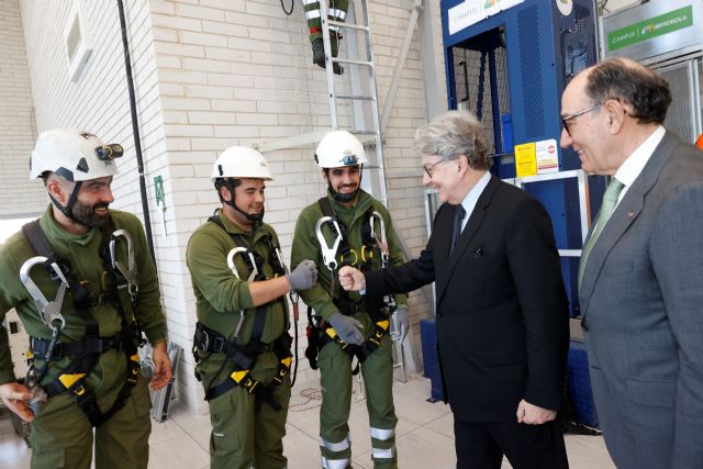 El comisario europeo Thierry Breton se reúne con Ignacio Galán en el Campus de Innovación y Formación de Iberdrola - 1, Foto 1