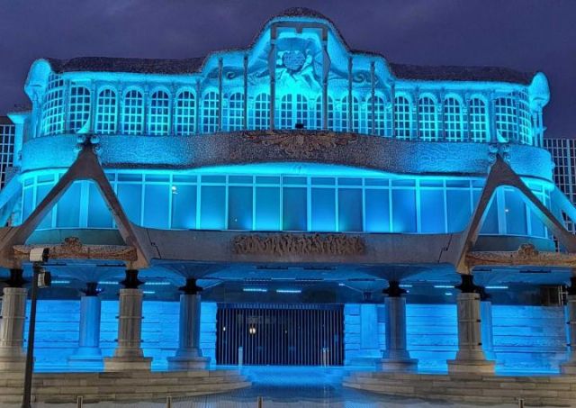 La Asamblea Regional se iluminará de azul con motivo de la clausura de la celebración del bicentenario de la Policía Nacional - 1, Foto 1