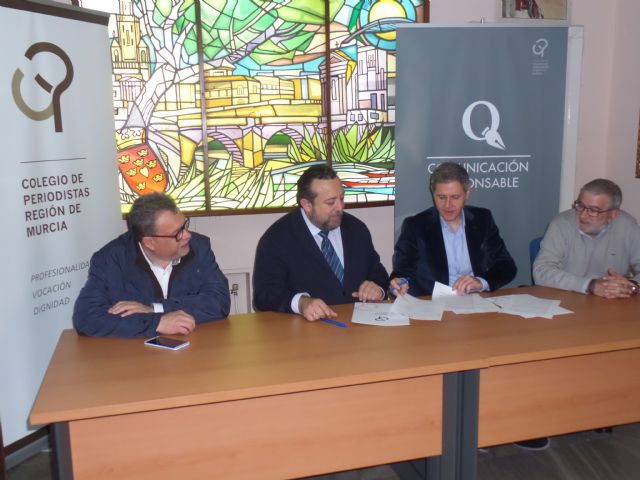 Acuerdo de colaboración entre el Colegio Oficial de Periodistas de la Región de Murcia y la Asociación de Prensa Deportiva de la Región de murcia - 2, Foto 2