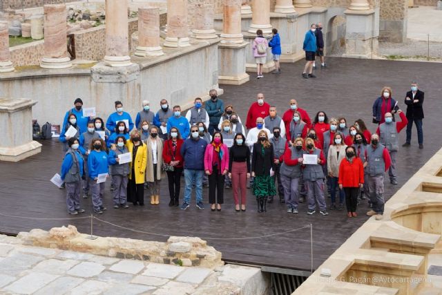 40 personas finalizan el programa mixto de empleo y formación de la ADLE en el Teatro Romano - 1, Foto 1