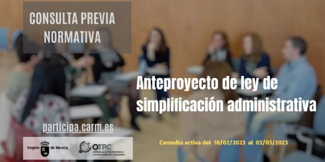 La Comunidad avanza en la Ley de Simplificación Administrativa con la consulta pública previa - 1, Foto 1