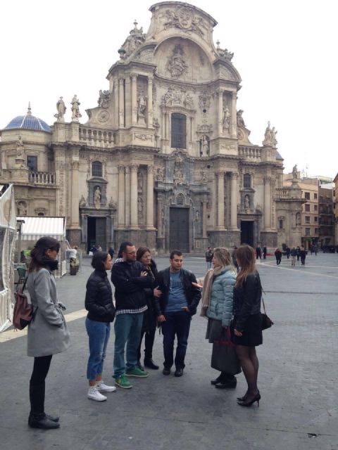 Cuatro voluntarios de diferentes países participan en el proyecto Murcia, ciudad europea del Ayuntamiento de Murcia - 1, Foto 1