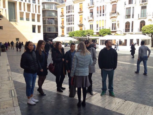 Cuatro voluntarios de diferentes países participan en el proyecto Murcia, ciudad europea del Ayuntamiento de Murcia - 2, Foto 2