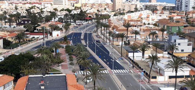 La nueva rotonda del Caballito mejora la movilidad y seguridad en la entrada de La Manga - 1, Foto 1