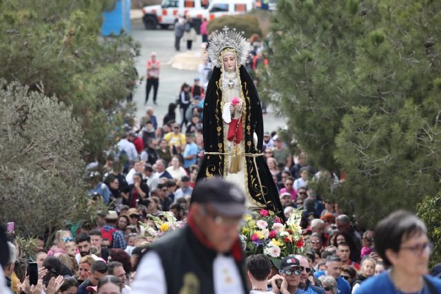 Cartagena acompaña a la Virgen de la Soledad hasta su ermita en el Monte Calvario - 1, Foto 1