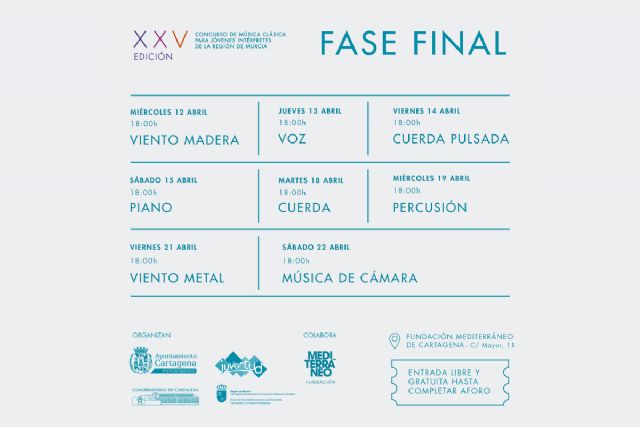 Un total de 75 jóvenes participarán en las finales de la XXV edición de Entre Cuerdas y Metales - 1, Foto 1