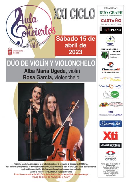 XXI Ciclo Aula de Conciertos. Dúo de violín y violonchelo - 1, Foto 1