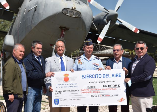 La Base Aérea de Alcantarilla reparte más de cien mil euros a diversas asociaciones benéficas - 3, Foto 3