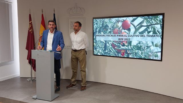 El Gobierno regional reclama del nacional que las reducciones en el IRPF incluyan también al cultivo del tomate en Lorca, Águilas y Mazarrón - 1, Foto 1