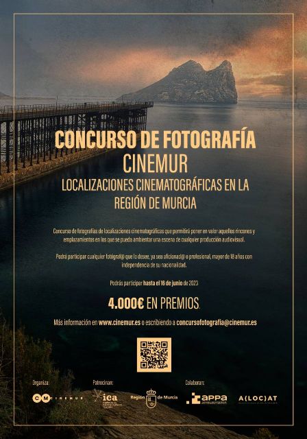 Cultura patrocina el concurso de fotografía de Cinemur para mostrar a las productoras los escenarios cinematográficos de la Región - 1, Foto 1