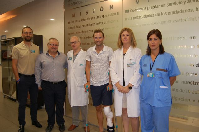 Alejandro Valverde, de Movistar Team, inicia su recuperación en el Hospital de Molina - 1, Foto 1