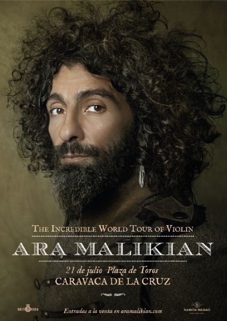 Ara Malikian regresa a Caravaca el sábado 21 de julio con la segunda edición de 'La increíble gira mundial del violín' - 1, Foto 1