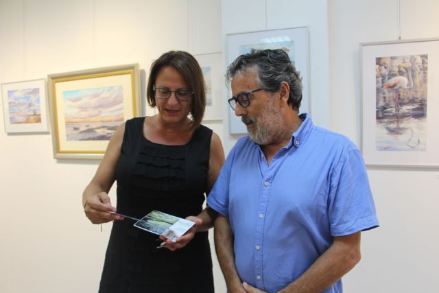 Miguel Torralba Saura expone en San Pedro del Pinatar sus acuarelas En torno a las Salinas - 1, Foto 1