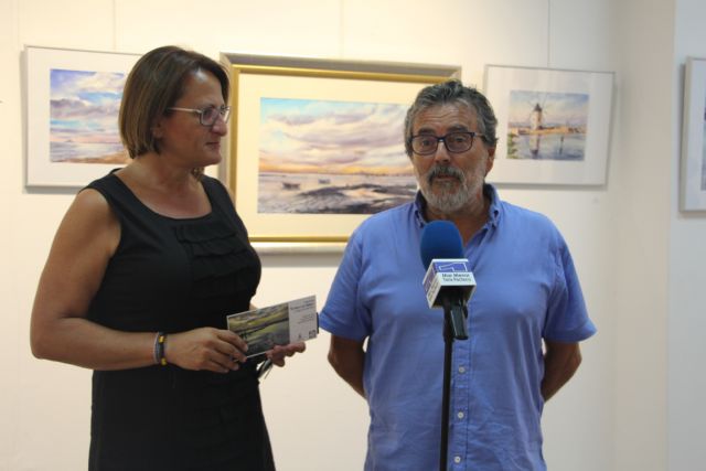 Miguel Torralba Saura expone en San Pedro del Pinatar sus acuarelas En torno a las Salinas - 4, Foto 4