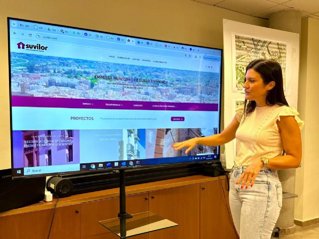 El Ayuntamiento pone en marcha la web de Suvilor, empresa municipal de suelo y vivienda de Lorca - 1, Foto 1