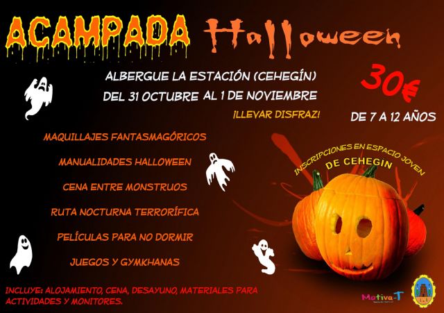 La Concejalía de Juventud organiza una Acampada sobre Halloween 2016 - 1, Foto 1