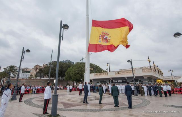 Cartagena inicia el viernes los actos del Día de la Fiesta Nacional con un homenaje a la bandera - 1, Foto 1