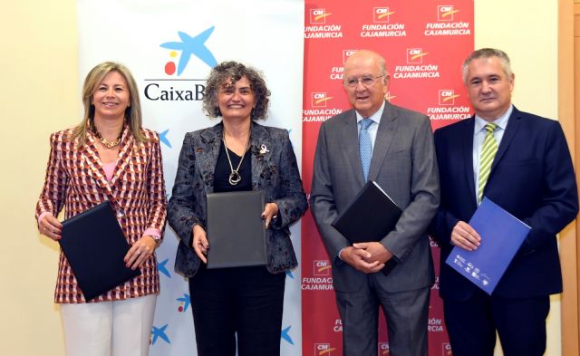 CaixaBank y Fundación CajaMurcia firman un convenio con la UPCT para impulsar acciones de difusión cultural - 1, Foto 1