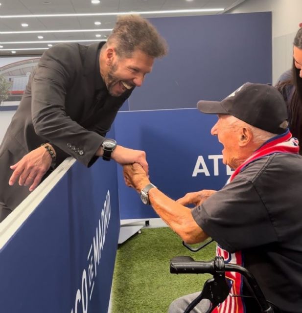 Juan de 93 años, hace realidad su sueño de visitar el Estadio del Atlético de Madrid - 1, Foto 1