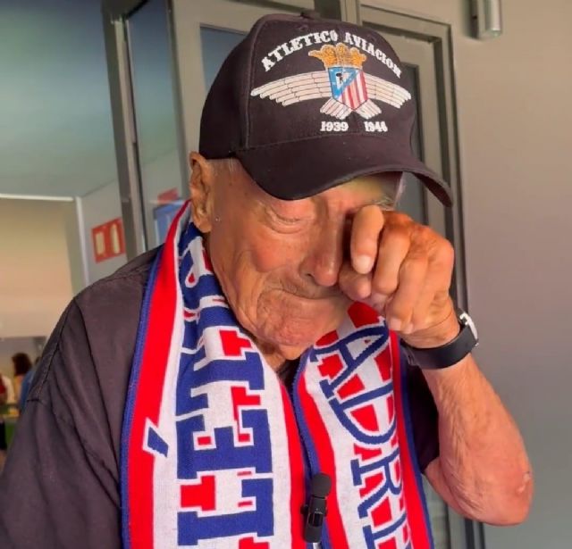 Juan de 93 años, hace realidad su sueño de visitar el Estadio del Atlético de Madrid - 2, Foto 2