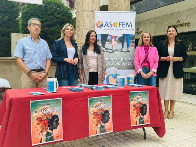 Lorca conmemora el Día Mundial de la Salud Mental con diversas actividades de sensibilización de la mano de ASOFEM - 2, Foto 2