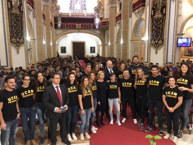 Adela Martínez-Cachá inaugura las jornadas sobre Olimpismo organizadas por la UCAM y el COE - 1, Foto 1