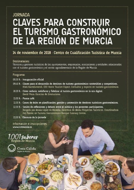 Expertos en turismo se dan cita en una jornada que analizará las claves para convertir a la Región en destino gastronómico - 1, Foto 1