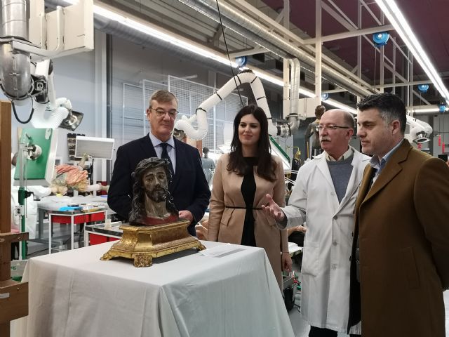 El Centro de Restauración constata la autoría de Nicolás de Bussy en un eccehomo de barro policromado - 1, Foto 1