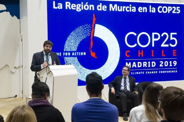 López Miras presenta la Estrategia para adaptar la Región al cambio climático y reducir las emisiones un 26 por ciento en diez años - 1, Foto 1