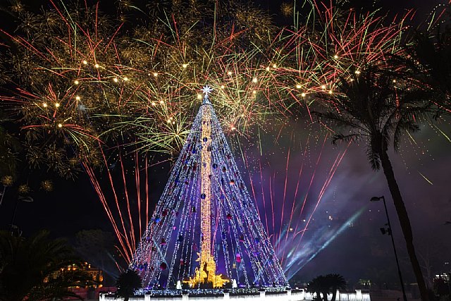 La Navidad de Murcia brilla con el gran Árbol - 1, Foto 1