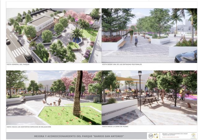 El Ayuntamiento de Lorca ampliará el Parque de San Antonio para conseguir dotar al municipio de un nuevo espacio verde y de ocio de 5.000 metros cuadrados - 1, Foto 1