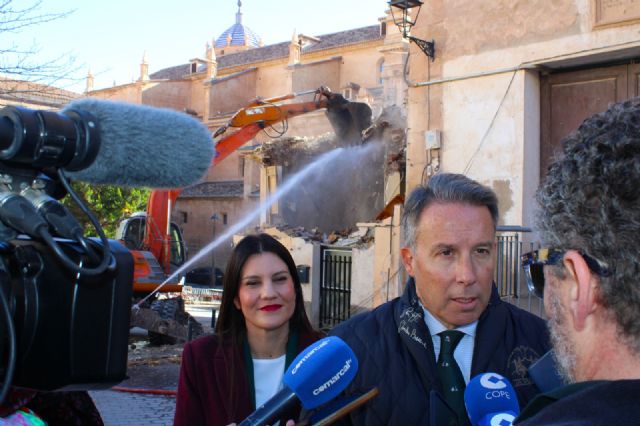 La demolición de tres inmuebles junto a la vieja Cárcel inicia la regeneración del área de los Barrios Altos de Lorca - 2, Foto 2